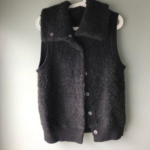 Gap Wool and Alpaca Blend Snap Up Vest